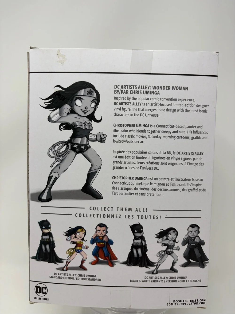 WONDER WOMAN Funko DC ARTIST ALLEY Grayscale BL EXCLUSIVE Chris Uminga